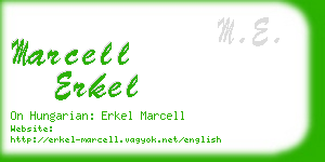 marcell erkel business card